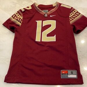 Youth (Kids) Nike Florida State Football Jersey #12
